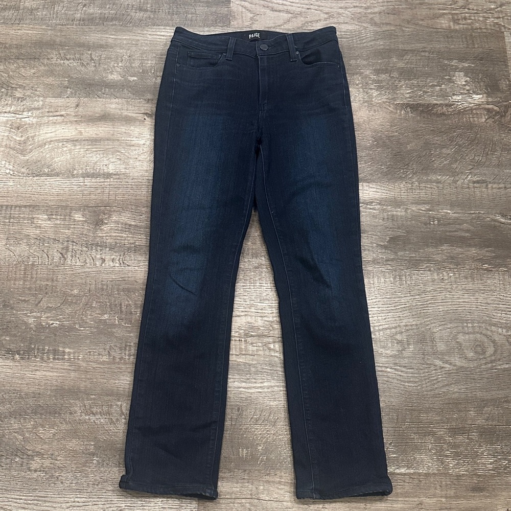 PAIGE Midnight Blue‎ Hoxton Straight Leg Jeans